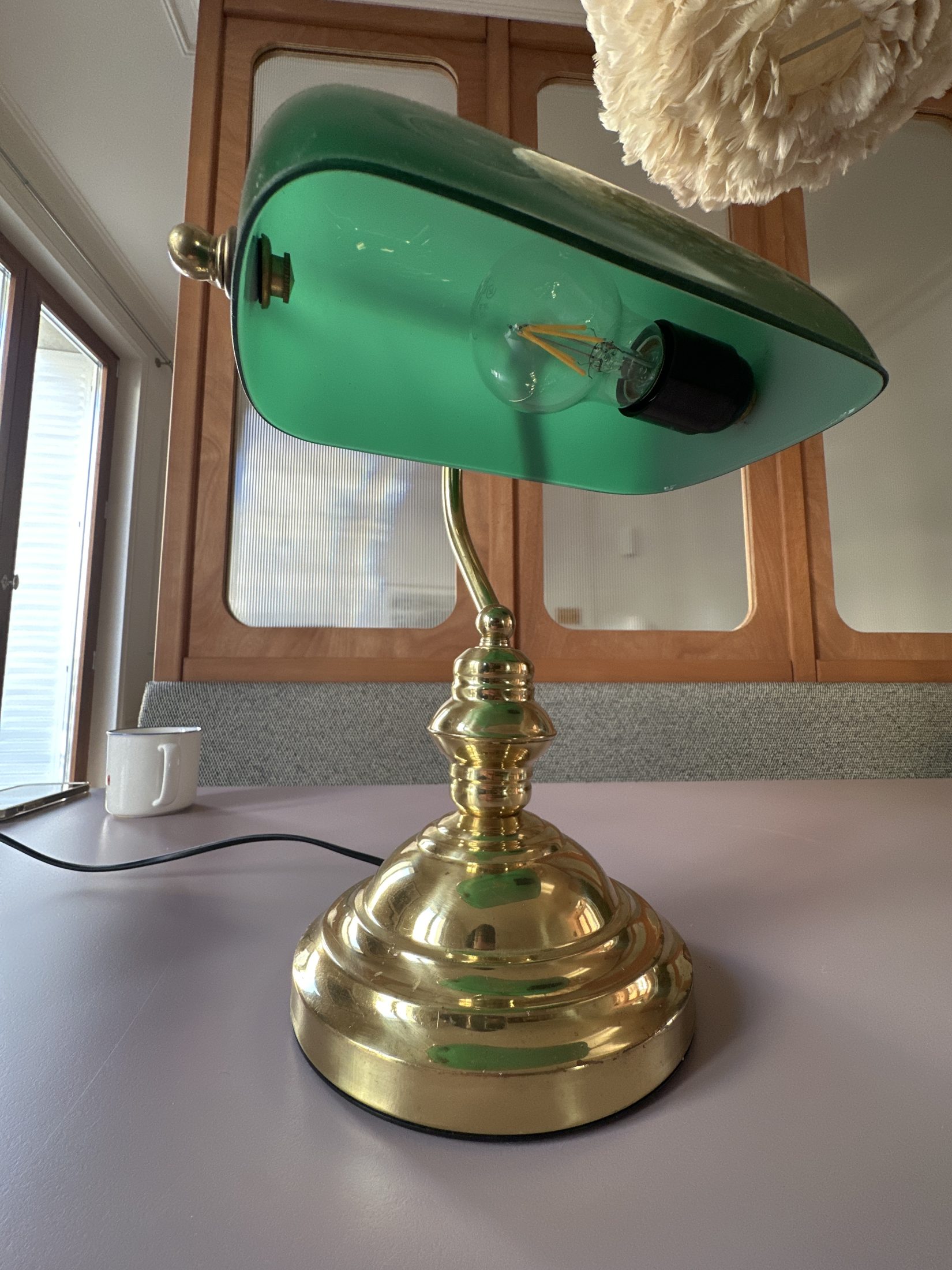 Lampe type banquier / notaire